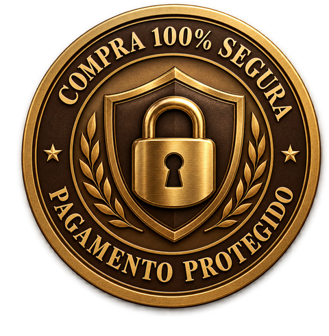 Selo: compra 100% segura — pagamento protegido